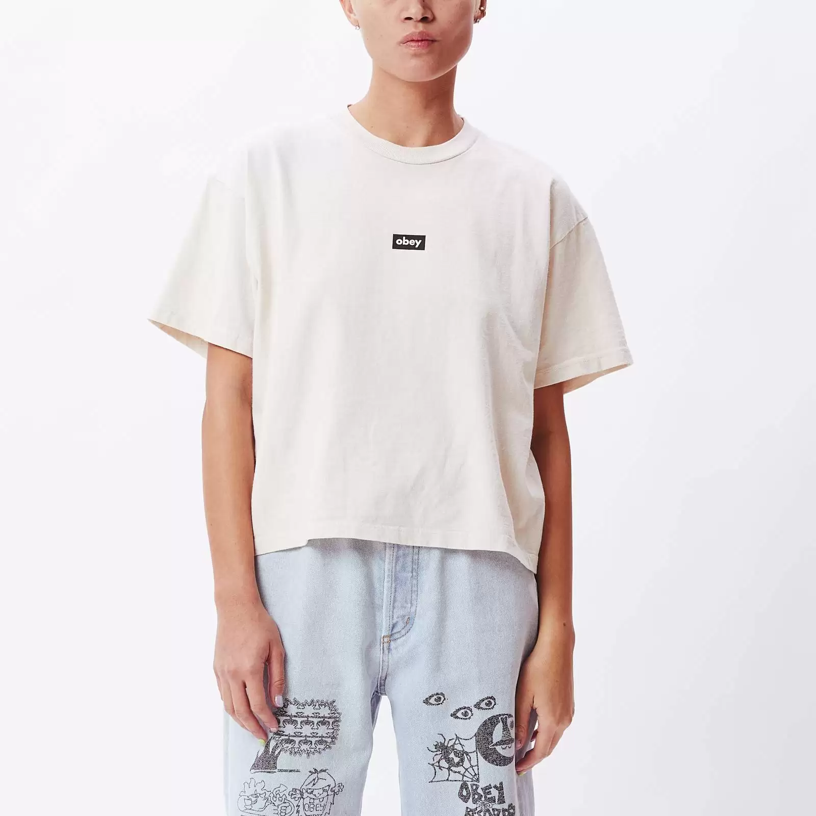 Футболка женская с коротким рукавом OBEY 267621986