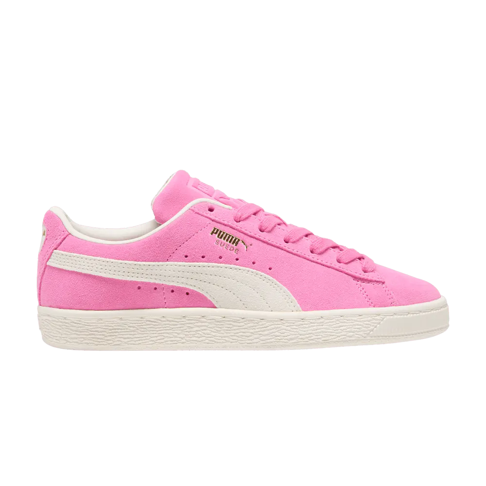 Кроссовки женские Puma Suede Neon Pink 396507-01