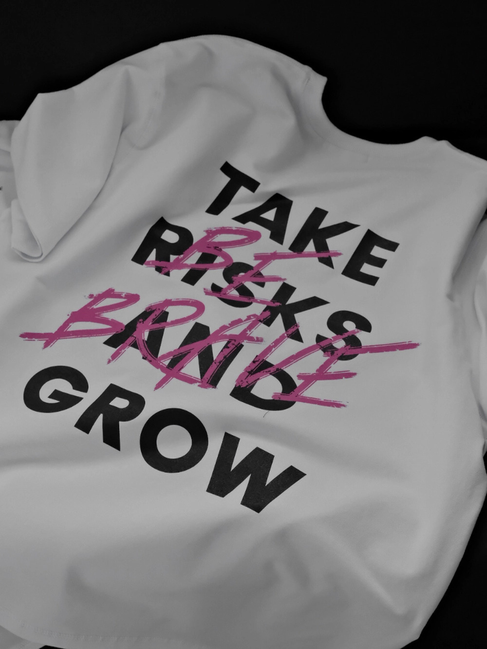 Футболка унисекс WOOGEE GROOVE Be Brave Белый M-98