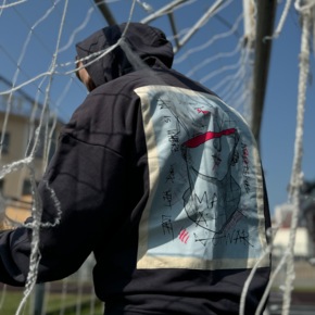 Худи мужской WOOGEE GROOVE Hoodie Greece Boom (Графит,Голубой) М-20124